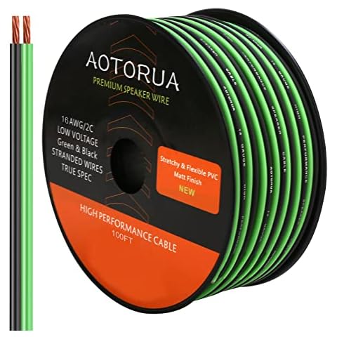 100ft 22awg Electrical Wire 22/2 Gauge Oxygen Free Copper 12v/24v