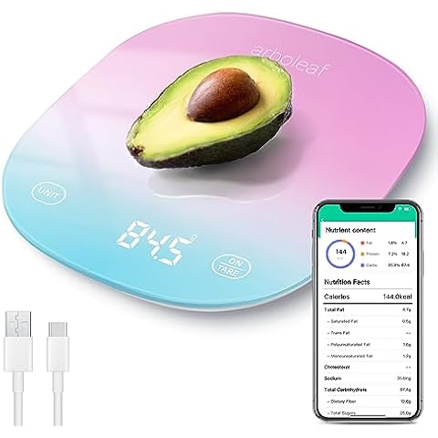 Arboleaf Smart Scale for Body Weight Bathroom Scale Digital Scale Body  Weight and Fat, Wi-Fi Bluetooth, Smartphone APP, 14 Body Metrics, Wireless  Cloud-Storage, Unlimited Data and Users, BMI, BMR 1 Count (Pack