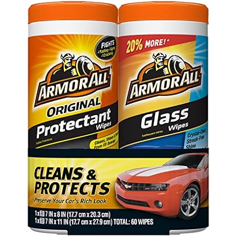 Armor All Heavy Duty Cleaning Wipes, Interior & Exterior Car Cleaning Wipes  – 75