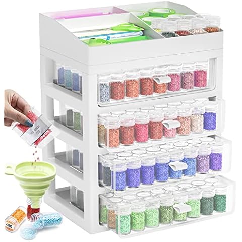 quefe, Storage & Organization, Quefe 25 Pack Small Containers With Lids Bead  Organizers And Storage