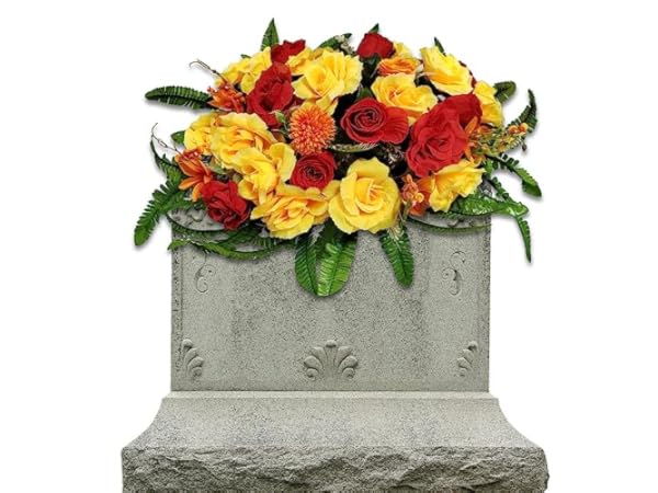 The 10 Best Artificial Flowers For Headstones Of 2024 Reviews   61RfN4rO35L.  CR0,0,600,450 