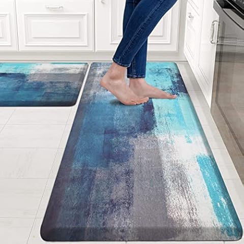 Homergy Anti Fatigue Kitchen Mat 17,3 x 30,3 (Gray) Comfort Standing