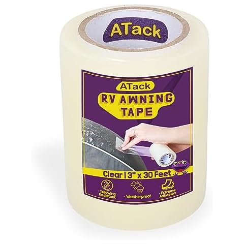 Atack Whiteboard Dry Erase Tape, 2 Inches x 30 Foot, White, Smudge-Free White Board Dry Erase Label Sticker for Storage Bins, Classrooms, and