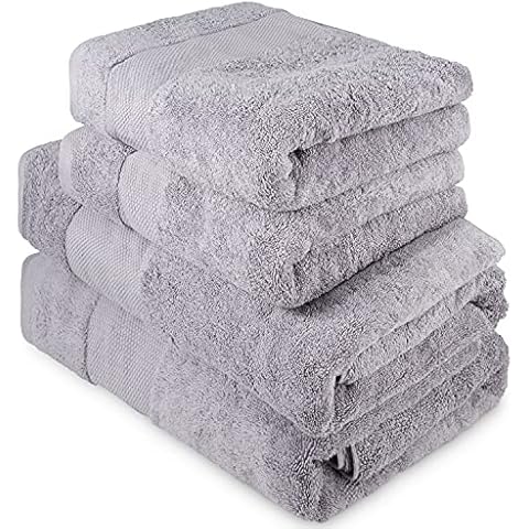 White Classic Luxury White Bath Towels Large - Circlet Egyptian Cotton, Highly Absorbent Hotel spa Collection Bathroom Towel, 30x56 Inch