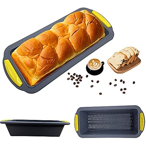 Ultra Cuisine Nonstick Bread Pan - 9.5x5 inch Loaf Pan, 1 lb - Easy Clean, Quality, Durable Bread Tin for Oven Baking Quick Bread, Meatloaf, Banana