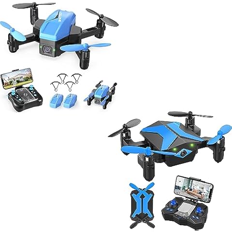 ATTOP Drone with Camera for Adults&Kids, Foldable 1080P FPV 120°FOV Drone  w/3 Batteries 30 Mins Flight Time, Drone for kids 8-12 w/Carrying Case, VR