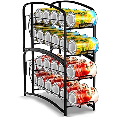 Che'mar Stackable Can Rack Organizer, for 36 cans, Great for the Pantry  Shelf, Kitchen Cabinet or Counter-top, Stack Another Set on Top to Double  Your