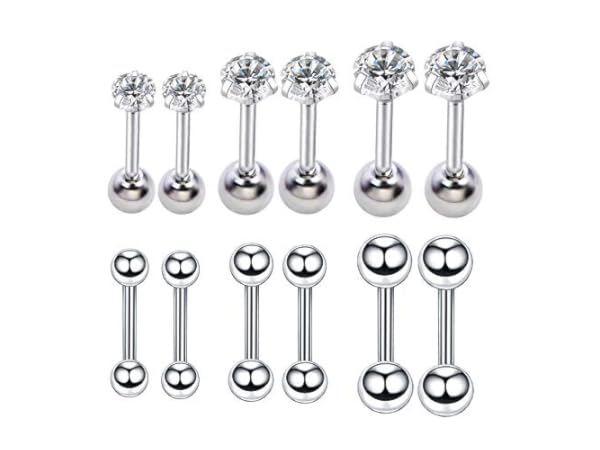The 8 Best Auricle Body Piercing Barbells for Men of 2023 (Reviews ...