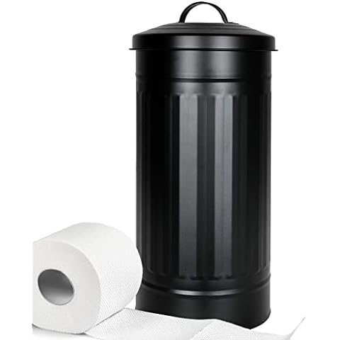 Freestanding Toilet Tissue Holder Chrome/Black - Nu Steel TGC13BLH