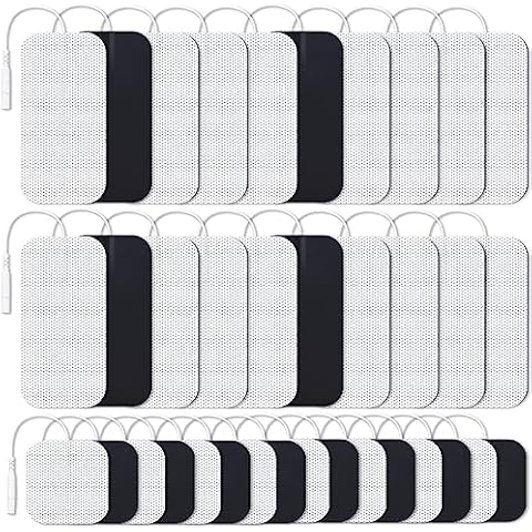 AUVON Extra Large Tens Unit Replacement Pads 4'' x 8 (2 Pcs) Premium  Reusable Electrodes Latex-Free Tens Patches with Self-Stick Performance for  Waist and Lower Back Pain Relief (Non-Irritating)