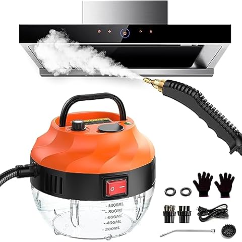  High Pressure Steam Cleaner for Car Detailing, 1700W