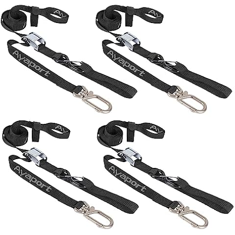 Ayaport Cinch Straps 1 x 18 Durable & Reusable Hook and Loop Covered with  Nylon Webbing Securing Buckle Straps for All Purpose Cord Wrap Organizer
