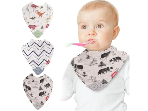 Baby Teething Bibs Thumbnail