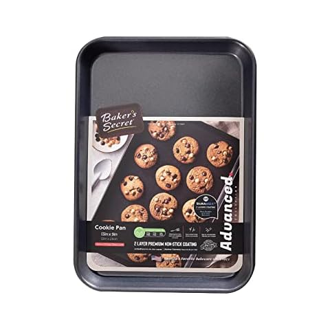 Baker's Secret Commercial Grade 17 x 13 Cookie Sheet Set of 2, Pure  Aluminum Baking Sheet Cookie Sheets for Baking, 0.8mm Extra Thick Baking  Pan 