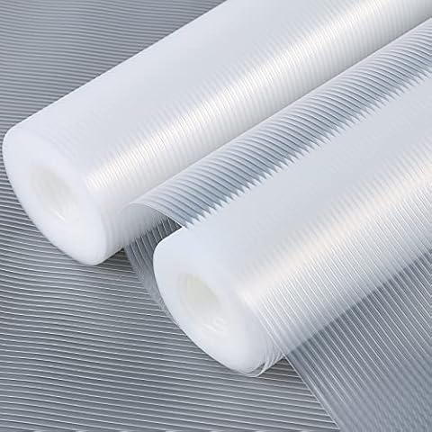 Glotoch 2 Rolls Non Adhesive Shelf Liners for Kitchen Cabinets