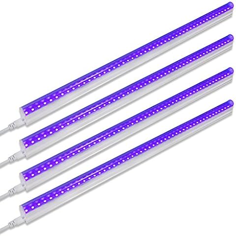 CICINY Upgrade 25W LED Black Light Bar - 72 UV Big LED Chip 395