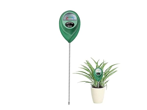 XLUX T10 Soil Moisture Sensor Meter - Soil Water Monitor, Hydrometer for Gardening, Farming, No Batteries Required