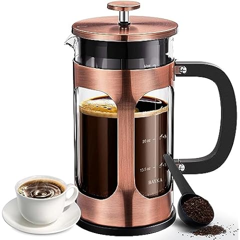 MUELLER FRENCH PRESS 310 DOUBLE INSULATED COFFEE MAKER PROFESSIONAL  STAINLESS ST