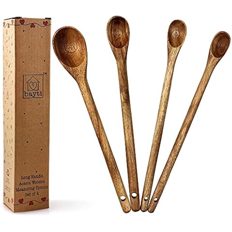 Wood Measuring Spoon Set – HeritageHome