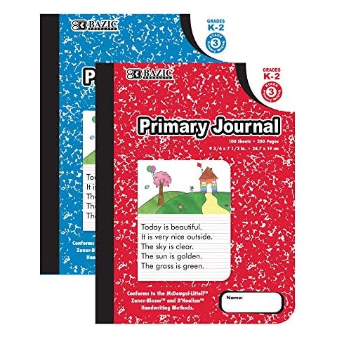 Enday Primary Journal Story Composition Notebooks, Half Ruled