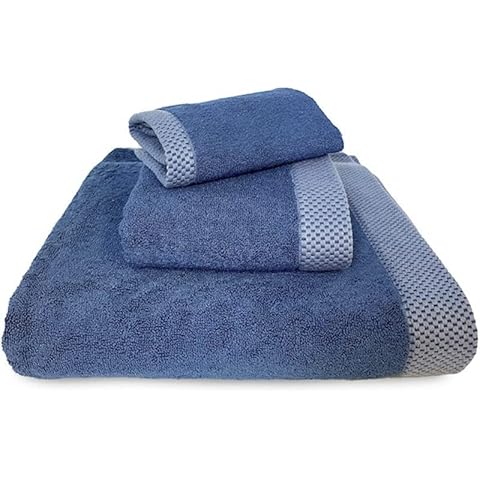 Mosobam 700 GSM Luxury 8pc Large Oversized Bathroom Set, Navy Blue, 2 Bath  Towels 30X58 2 Hand Towels 16X30 4 Face Washcloths (Wash Cloth) 13X13