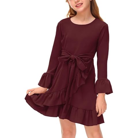 Bell Sleeve Dresses for Girls