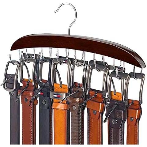 Tank Top Hanger with Premium Wood, 24 Large Capacity, Space Saving,360°  Rotating, Foldable Metal Hooks, Resovo Camisole Organizer for Tank Tops