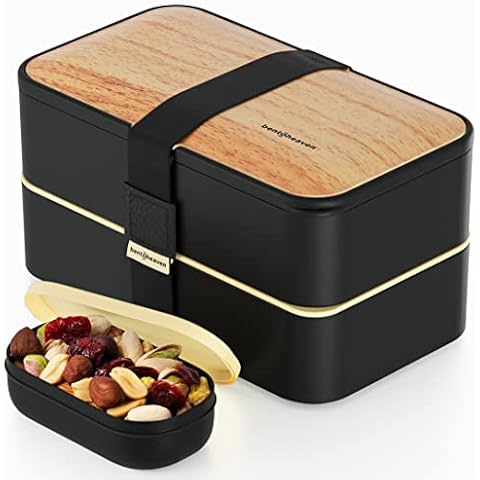 monbento - MB Square bento Box - Large - 2 Tier Leakproof Lunch Box for  Work/School Lunch Packing and Meal prep - BPA Free - Food Grade Safe Food