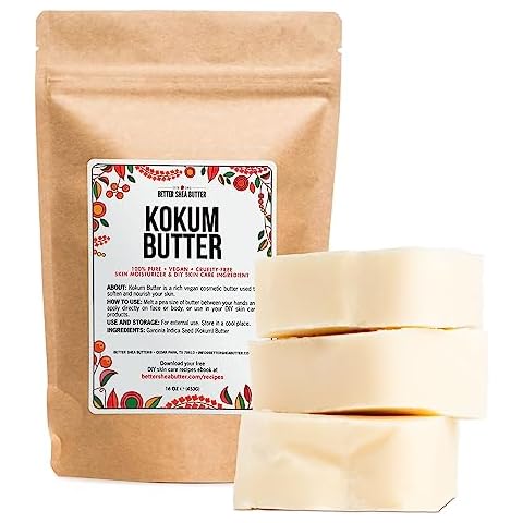  Better Shea Butter Body Butter Making Kit - DIY Kits for  Adults (Raw Shea Butter, Almond Oil, Coconut Oil, 2 Jars) & Recipe Card  with Link to Video Tutorial 