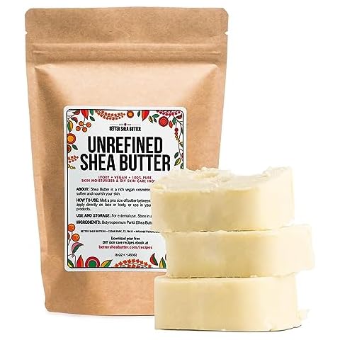 Better Shea Butter Body Butter Making Kit, Includes Kokum Butter, Almond  Oil, Dry Rose Petals, Pink Mica, 2 Jars & DIY Recipe Card with Link to  Video