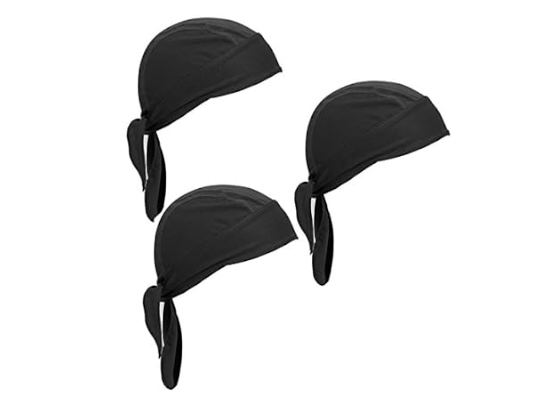 Biker Skull Cap Beanie - Black Gothic Motorcycle Helmet Liner Hat For Men & Women - View #6