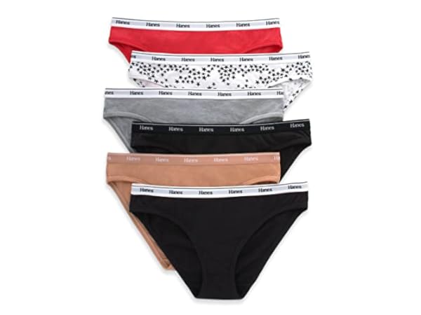  Hanes Women's Originals Thong Panties, Breathable Stretch Cotton  Underwear, Assorted, 6-Pack, Basic Color Mix, Small : Clothing, Shoes &  Jewelry