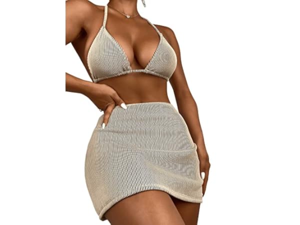 HOT Gucci Light Brown Luxury Bikini Set Swimsuit Jumpsuit Beach - USALast