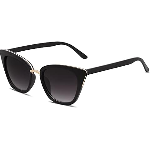 Black Cat Sunglasses for Women