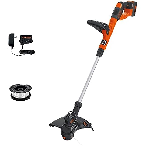 BLACK+DECKER 20V MAX* POWERCONNECT 10 in. 2in1 Cordless String  Trimmer/Edger + Sweeper Combo Kit (LCC222)