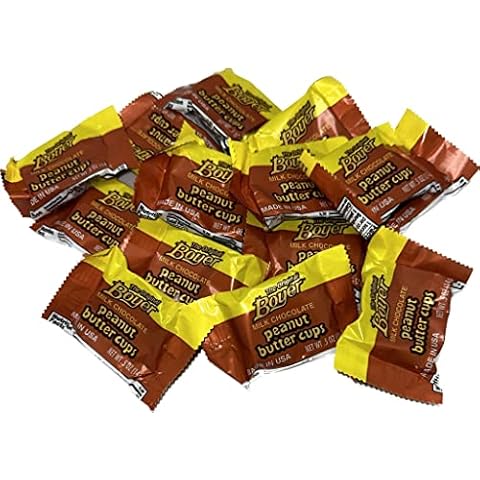 Blair Candy Milk Chocolate Peanut M&Ms Fun Sized Individual Bags - 3lb Resealable Stand Up Bag (Approx. 70 Pieces) - Bulk Milk Chocolate Bulk Filler