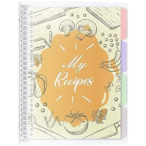 Lubudingjoy Recipe Notebook, Recipe Book to Write in Your Own