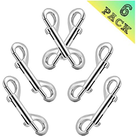 Extra Durable] 4.7” Double Ended Bolt Snaps Hooks 220LBS Weight