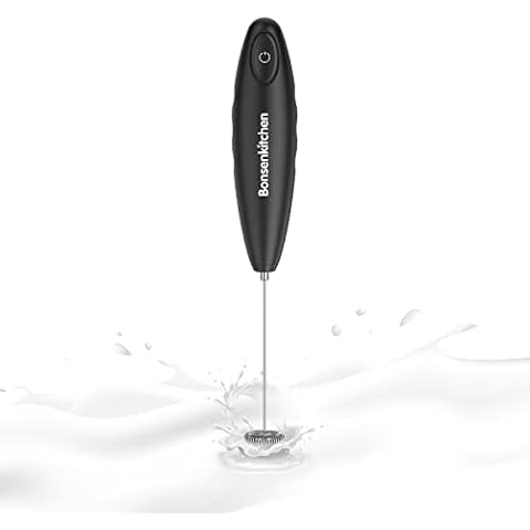 Hand Held Milk Frother Comparison Zulay, Bonsen Kitchen, Elita Pro, Simple  Taste Zulay Titanium 