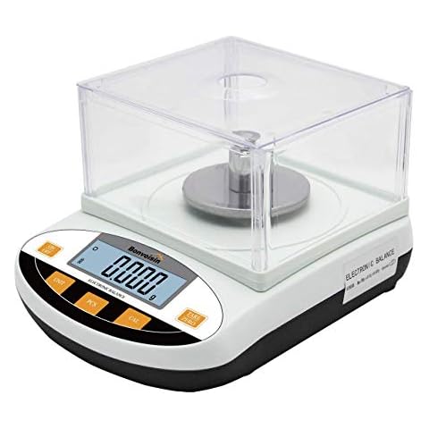 CGOLDENWALL Lab Scale 0.001g Laboratory Analytical Balance Digital Jewelry  Weighing Scale 1mg Precision Electronic Scientific Scale Calibrated 110V