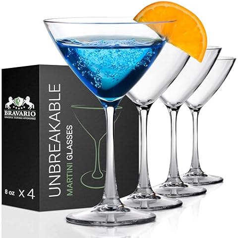 BPA Free Martini Glasses