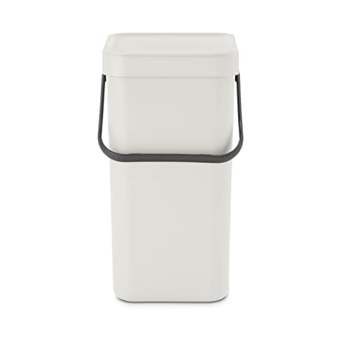  Brabantia PerfectFit Trash Bags (Size B/1.3 Gal) Thick Plastic  Trash Can Liners with Drawstring Handles (40 Bags) : Home & Kitchen