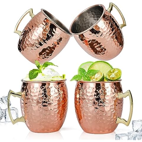 Brass Moscow Mule Mugs
