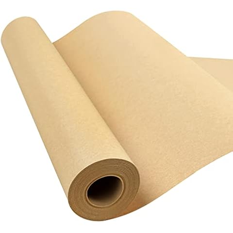 Brown Wrapping Paper, Craft Paper, Kraft Paper Roll 17.8x 1200(100'),  Gift