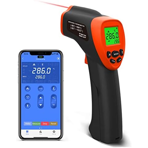 BT-1500 Digital IR Thermometer Gun 30:1High Temp Infrared