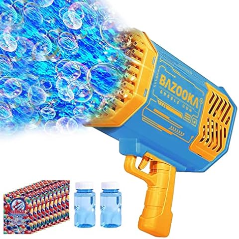 OleOletOy 2 Bubble Guns with 2 Bubble Solution Refill 5 oz Each, Bubble  Maker Blower for Kids and Toddlers, Fun Summer Toy Blaster Game for  Birthday Party and Wedding, Outdoor Toys for