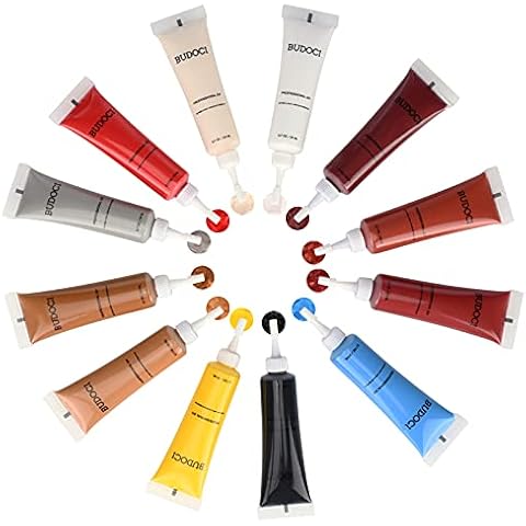 DEWEL Leather Repair Kit, Professional Vinyl Repair Kit for Furniture,  Couches, Car Seat and Purse, 12 Colors Advanced Leather Repair Paste, Glue  