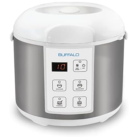 Offacy Smart Mini Rice Cooker, 3 Cups (Uncooked) Small Capacity, 24-H Delay  Timer, Auto Keep Warm, Nonstick Inner Pot, for Soft White Rice, Brown