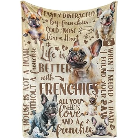 Bulldog Bed Blankets