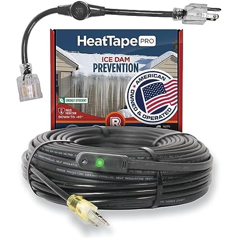 Radiant Solutions Company Intelligent Heat Tape for Water Pipe Freeze  Protection - With GlowCap™, Built-in Thermostat, Tape Included, 10 YR  Warranty